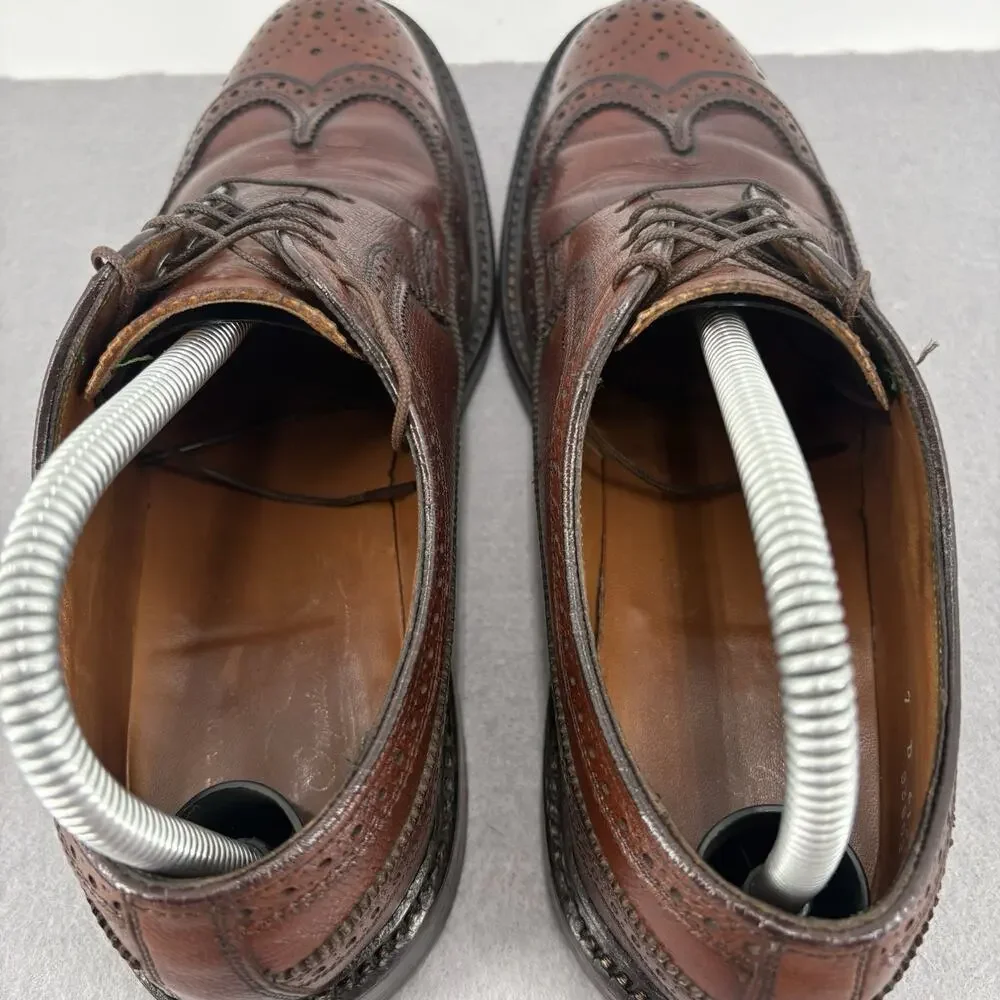 Florsheim Imperial Shoes Mens 7 D Brown Kenmoor Longwing Leather 93602 Vintage